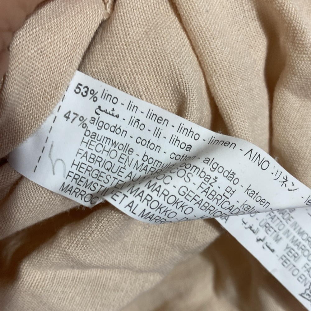 Zara Beige Button-Up Tunic - Picture 10 of 11
